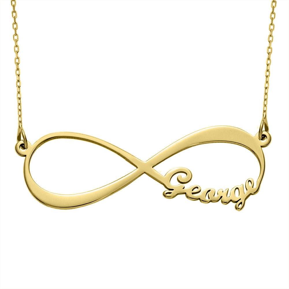 Infinity necklace with name