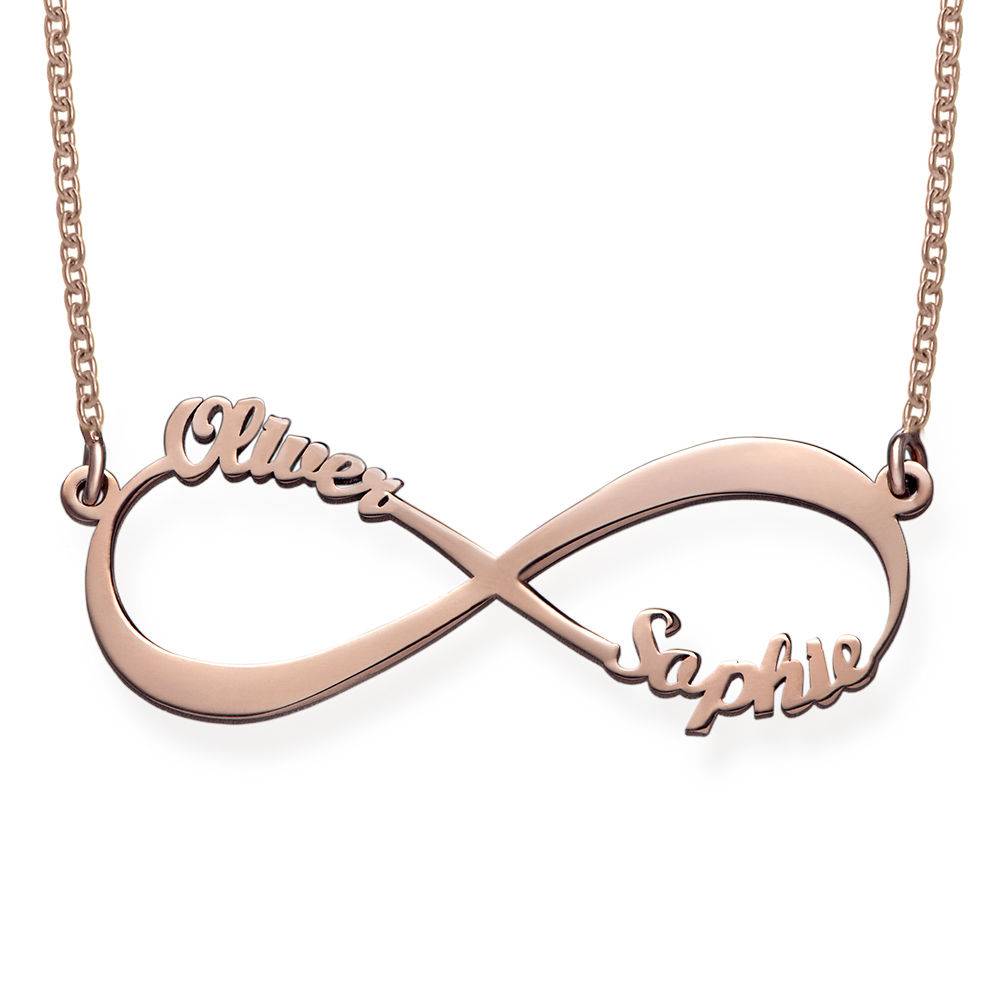 Infinity necklace with name