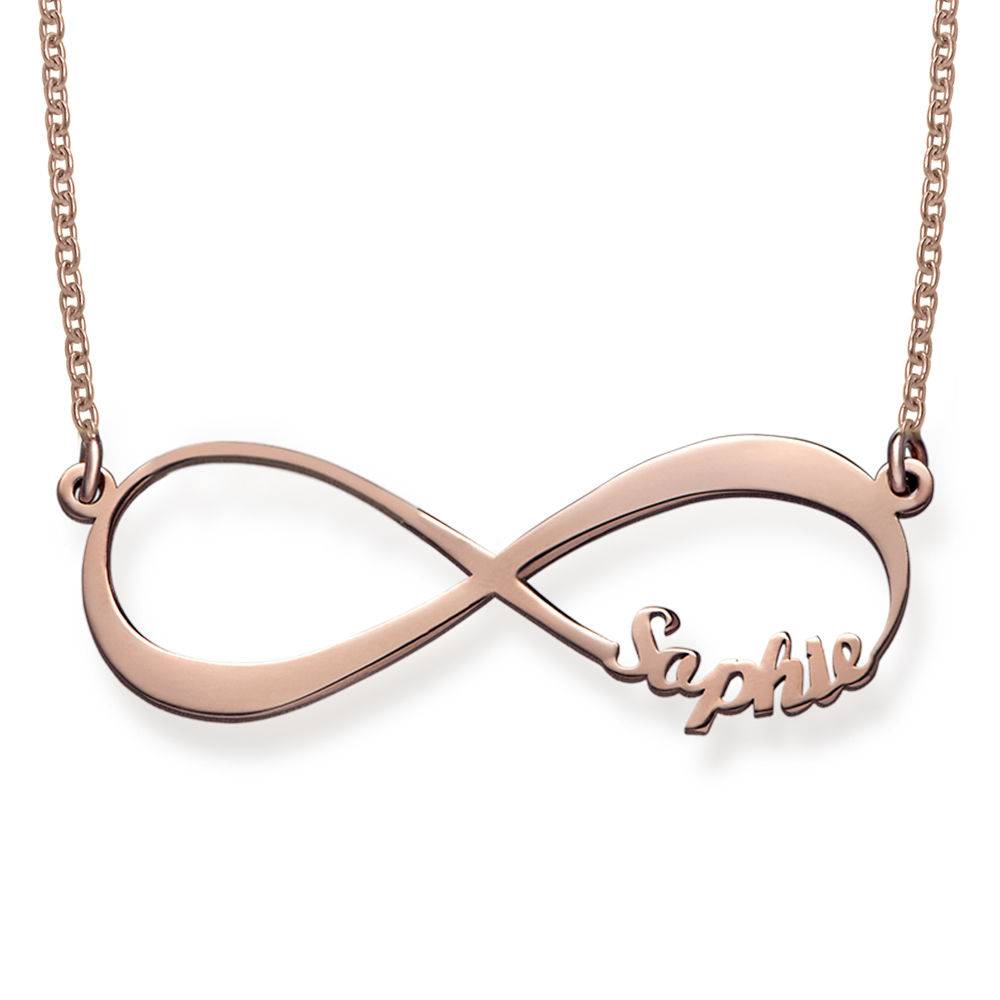 Infinity necklace with name