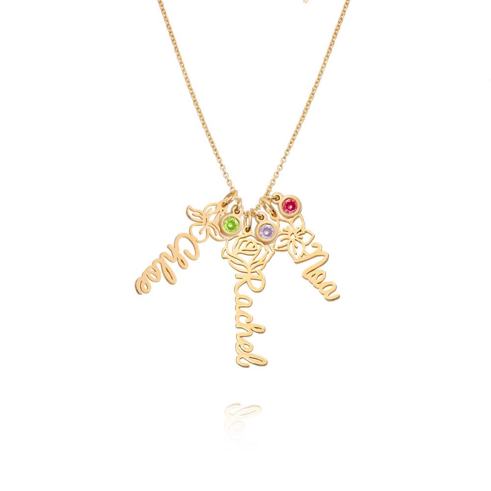 Flower Necklace with name