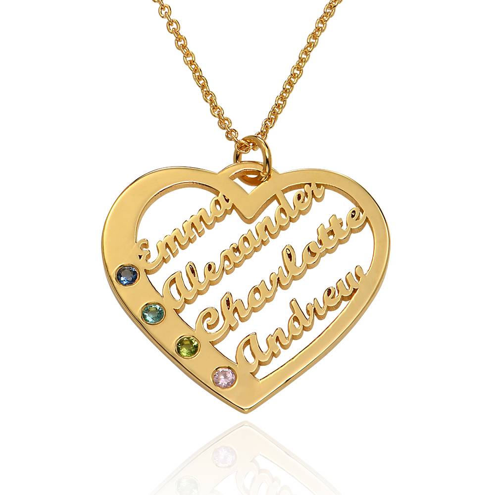 Heart necklace with name