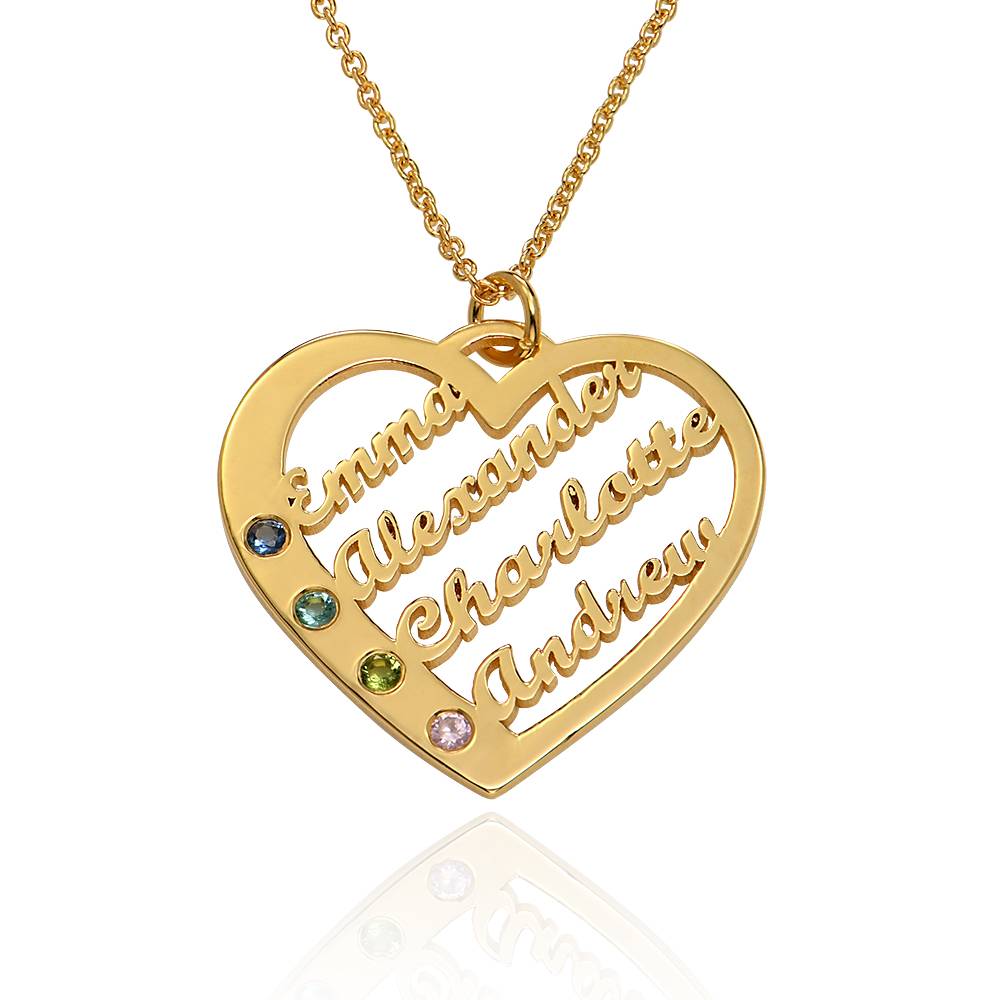 Heart necklace with name