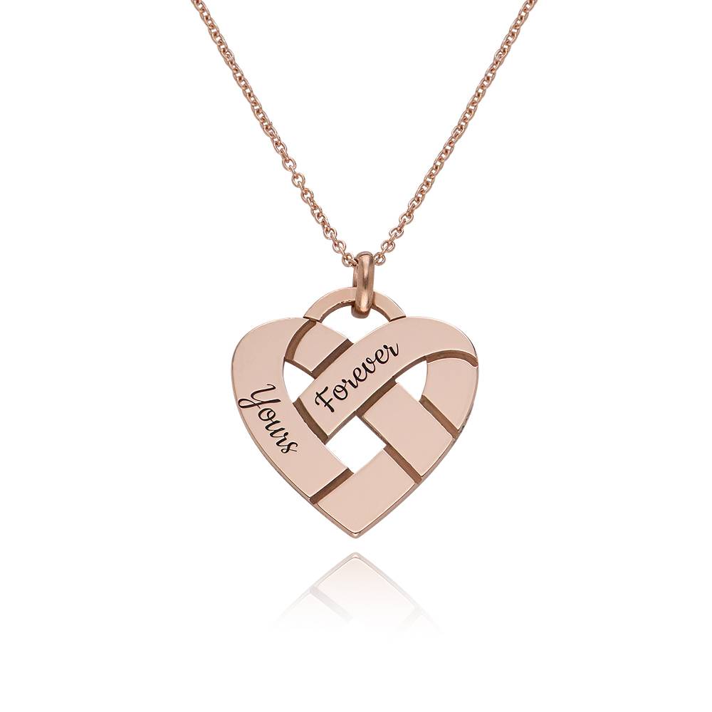 Heart necklace with name