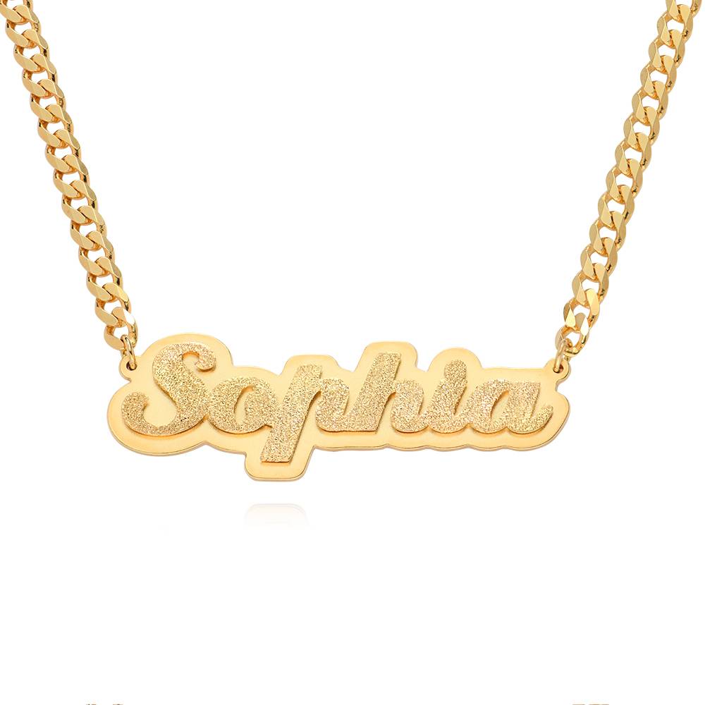 Double Plated Name Necklace