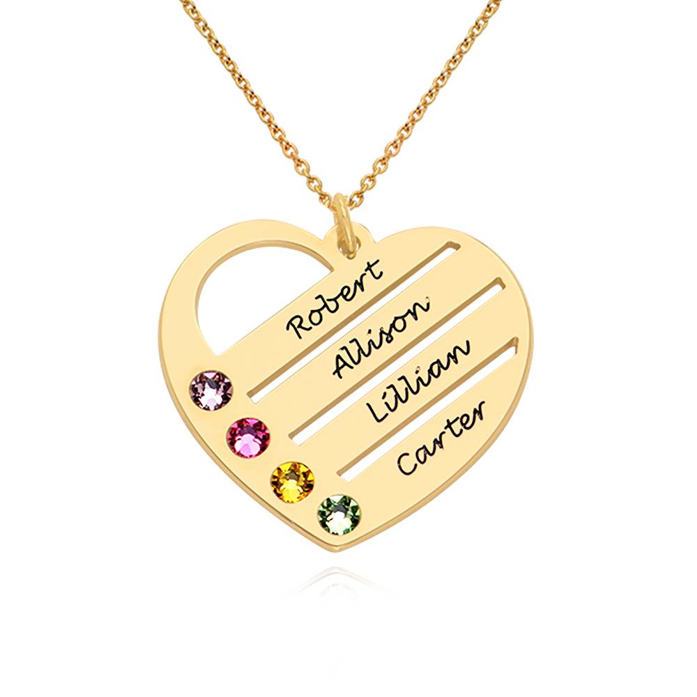 Heart necklace with name