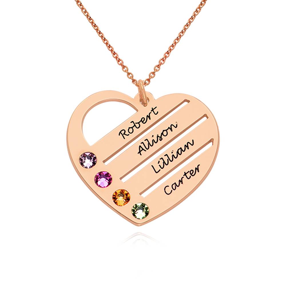 Heart necklace with name