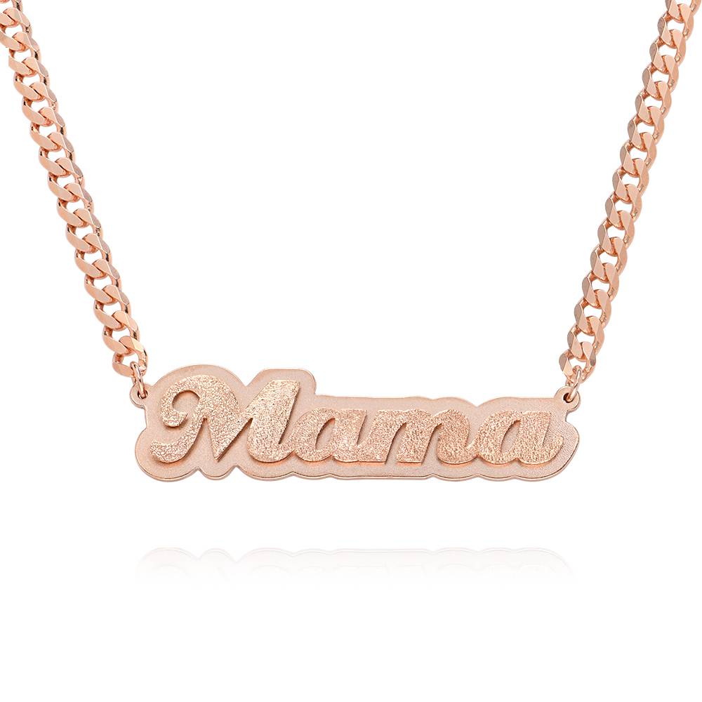 Double Plated Name Necklace