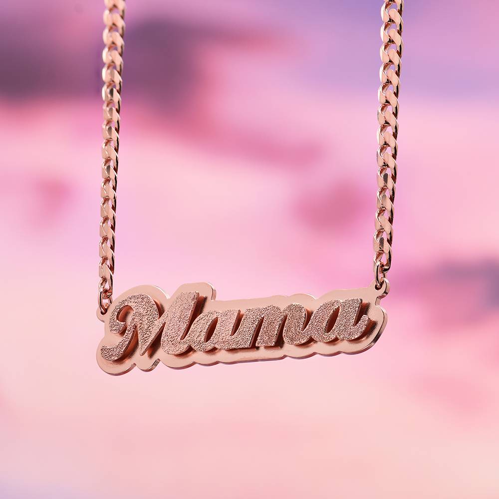 Double Plated Name Necklace