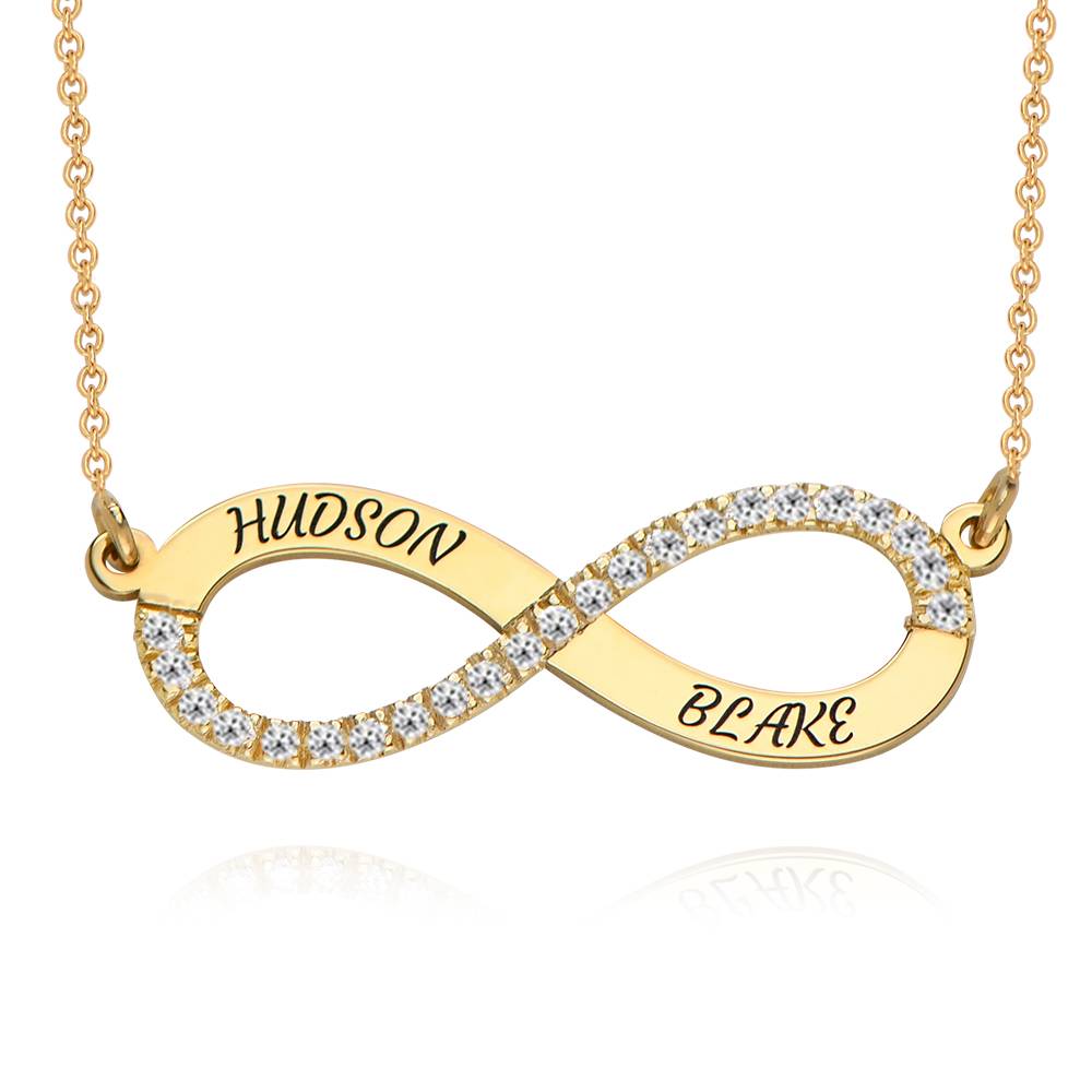 Infinity necklace with name