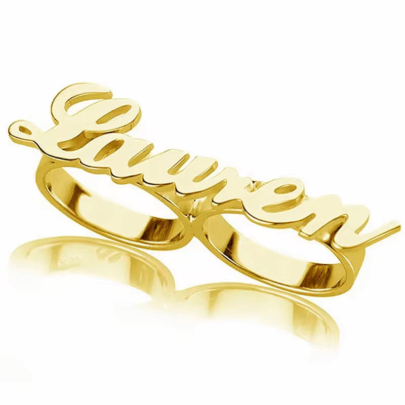 Women Ring with name