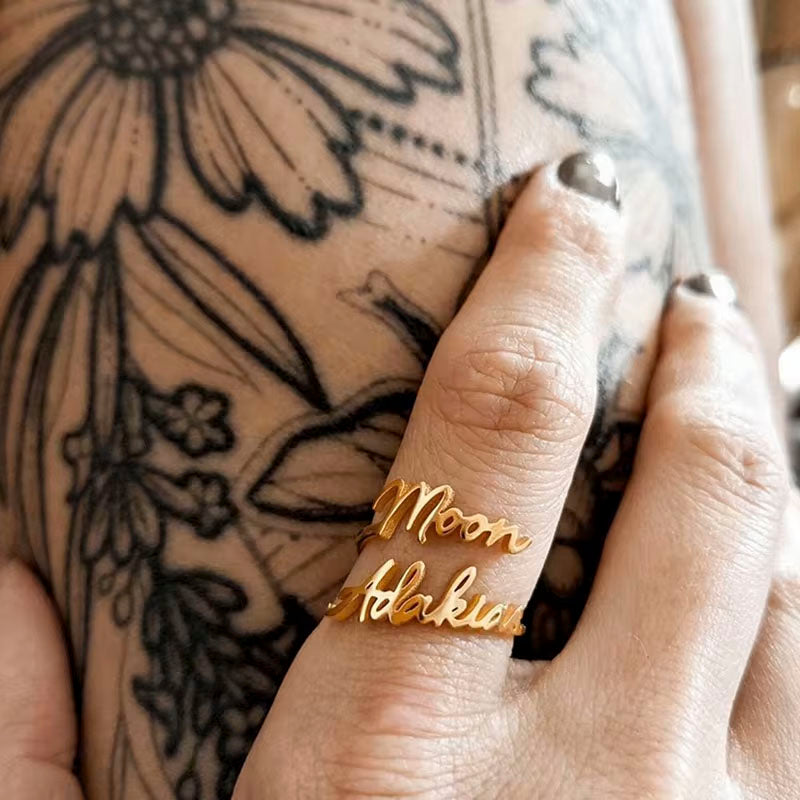 Women Ring with Name