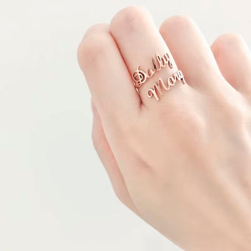 Women Ring with Name