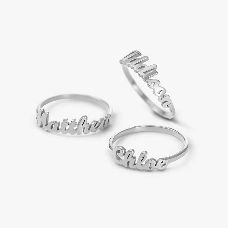 Women Ring with name