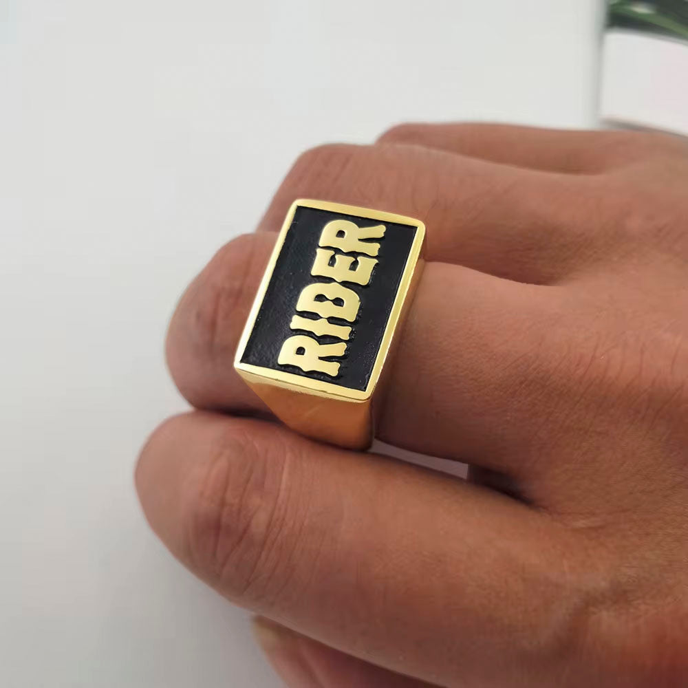 Men Personalized  Ring