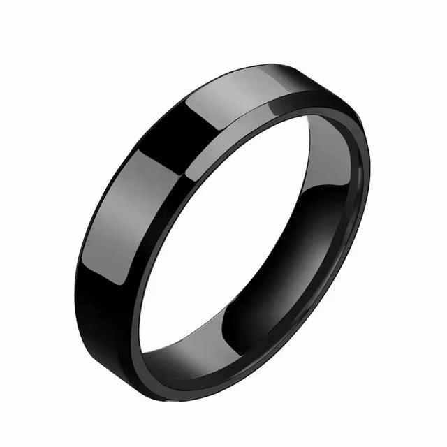 Personalized Black Ring